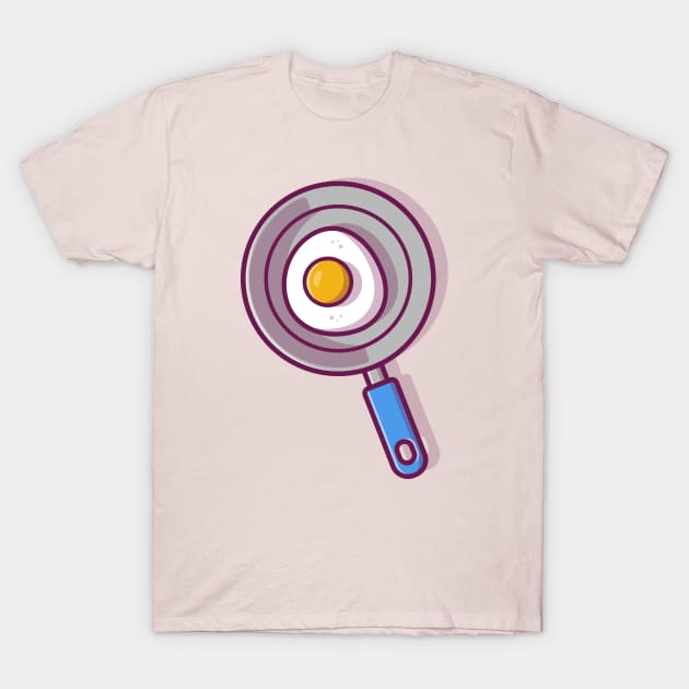 Frying Pan And Egg Fried T-Shirt by Catalyst Labs